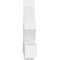 Ekena Millwork Kennewick Architectural Grade PVC Gable Bracket, 48"W x 30"H x 6"D x 6"F, 15/12 Pitch GBP048X30X0606KEN00 - alternate 5